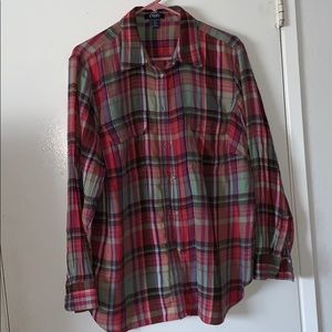 Women’s plus Chaps flannel